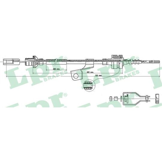 C0118C - Clutch Cable 