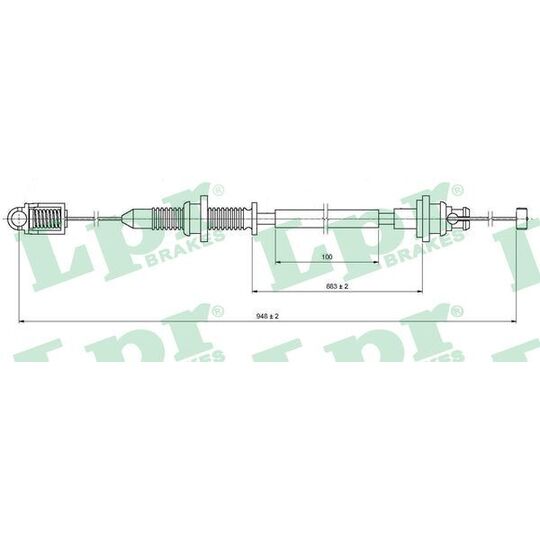 C0131A - Accelerator Cable 