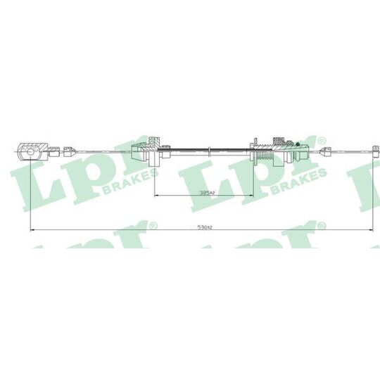 C0161A - Accelerator Cable 