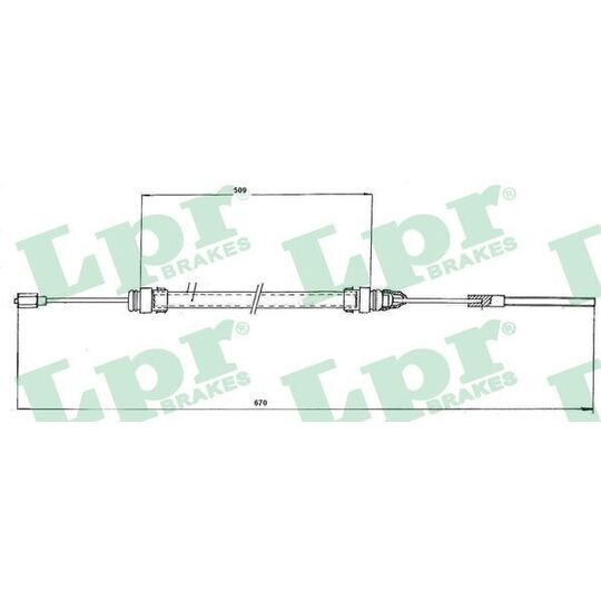 C0188C - Clutch Cable 