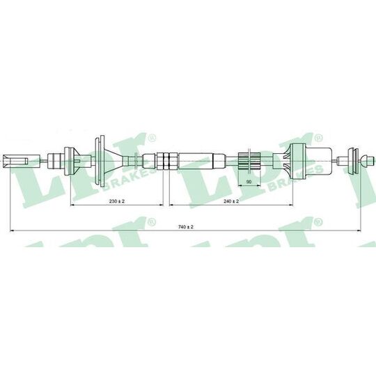 C0213C - Clutch Cable 