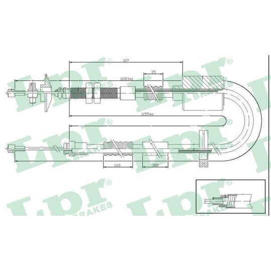 C0195C - Clutch Cable 