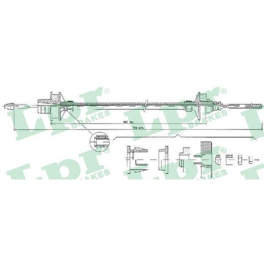 C0336C - Clutch Cable 