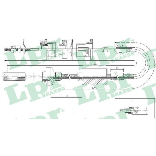 C0335C - Clutch Cable 