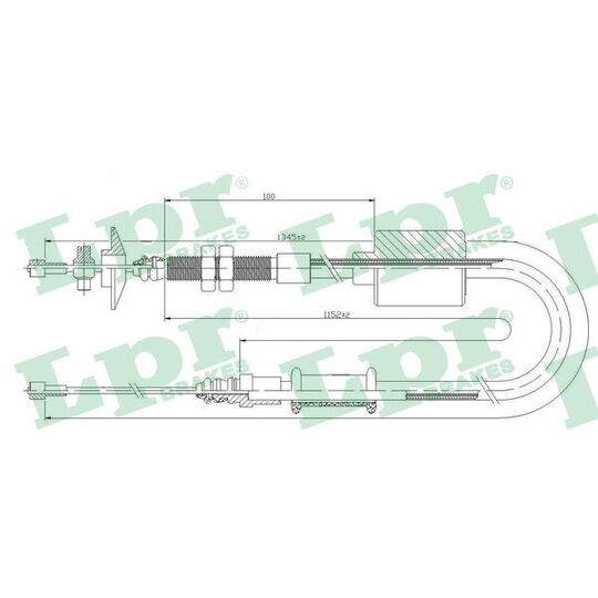 C0483C - Clutch Cable 