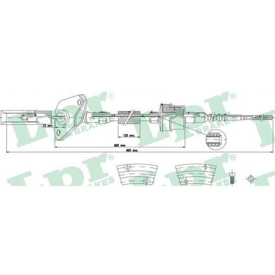 C0565C - Clutch Cable 