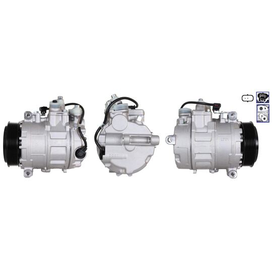 A0008303501 - Control valve, compressor OE number by BRABUS, MERCEDES ...