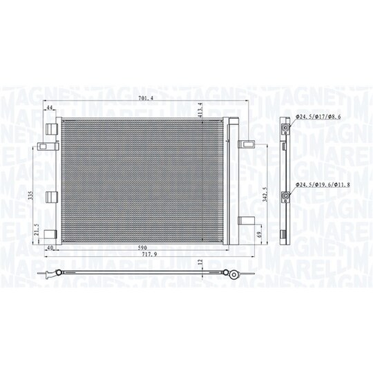 350203101200 - Condenser, air conditioning 