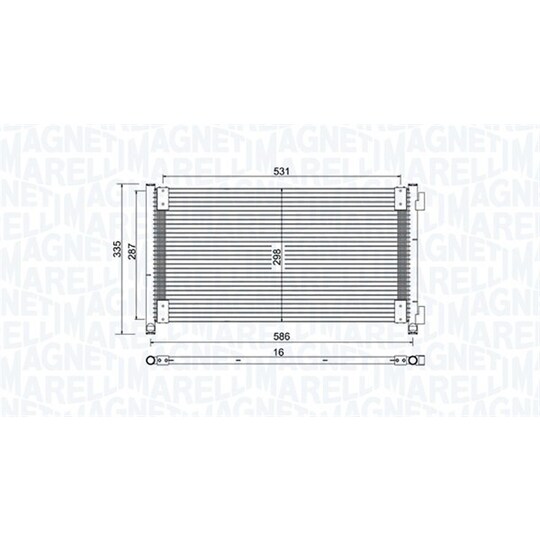 350203757000 - Condenser, air conditioning 