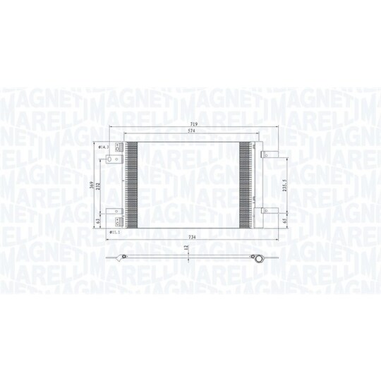 350203766000 - Condenser, air conditioning 