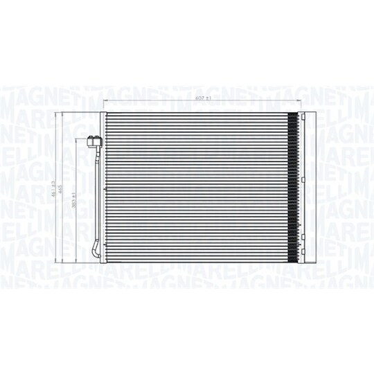 350203795000 - Condenser, air conditioning 