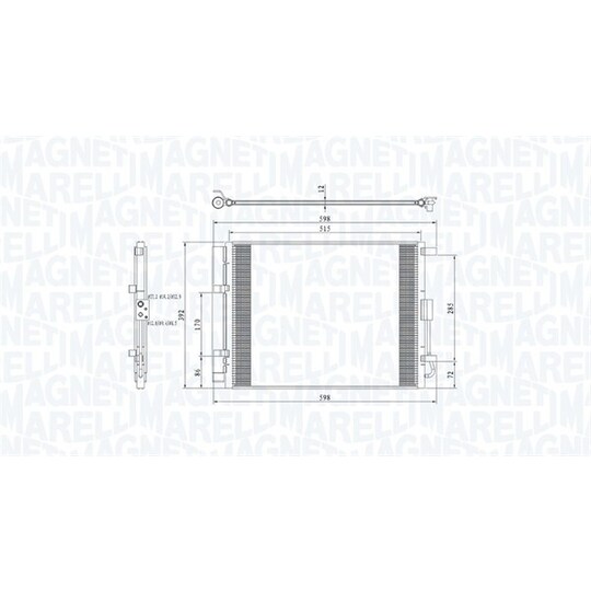 350203809000 - Lauhdutin, ilmastointilaite 