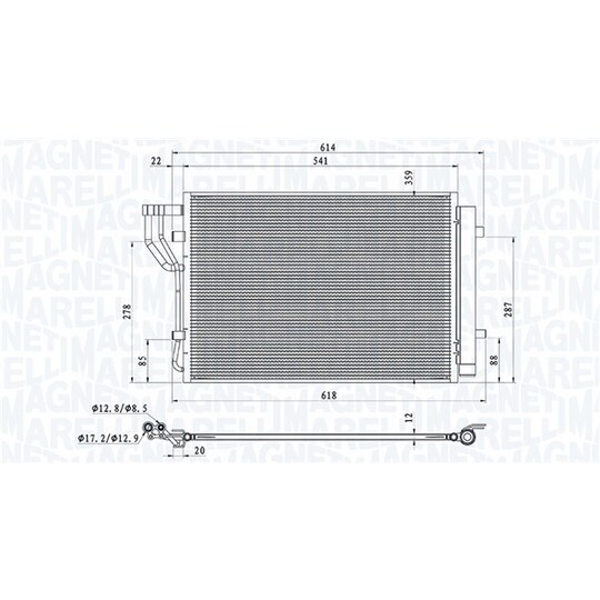 350203805000 - Condenser, air conditioning 