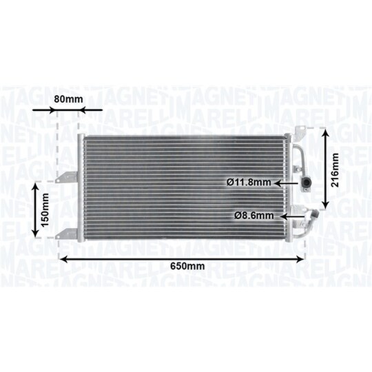 350203852000 - Condenser, air conditioning 