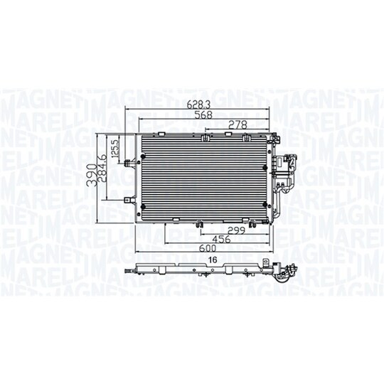 350203891000 - Condenser, air conditioning 