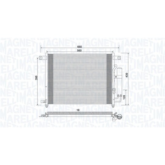 350203943000 - Condenser, air conditioning 