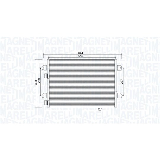 350203931000 - Lauhdutin, ilmastointilaite 