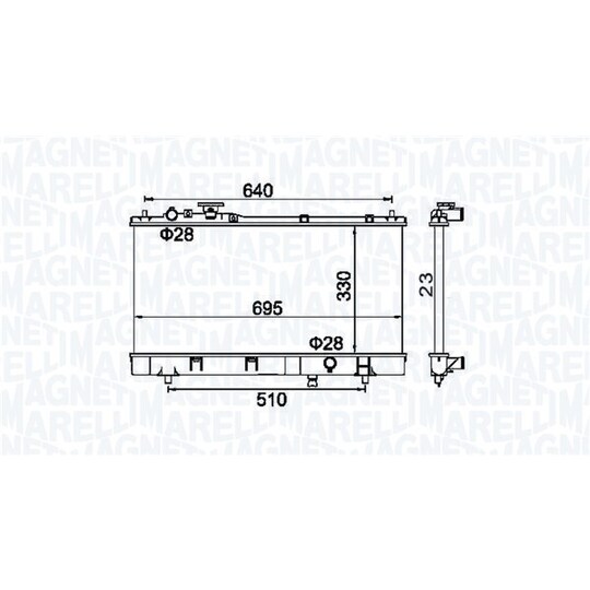 350213177200 - Radiator, engine cooling 