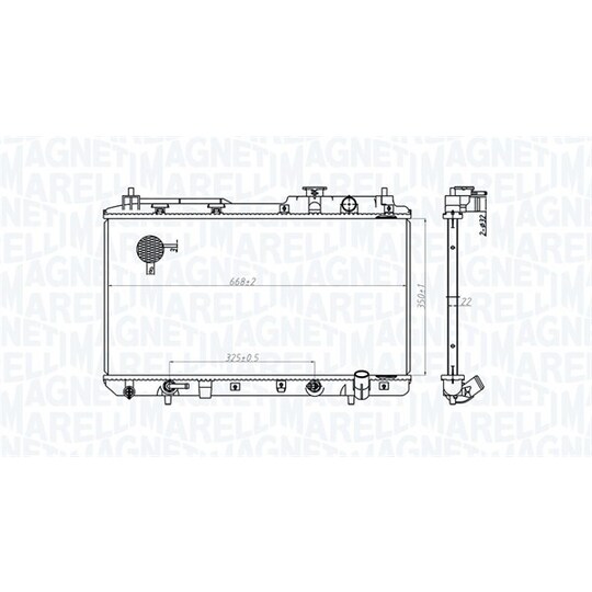 350213178200 - Radiaator, mootorijahutus 