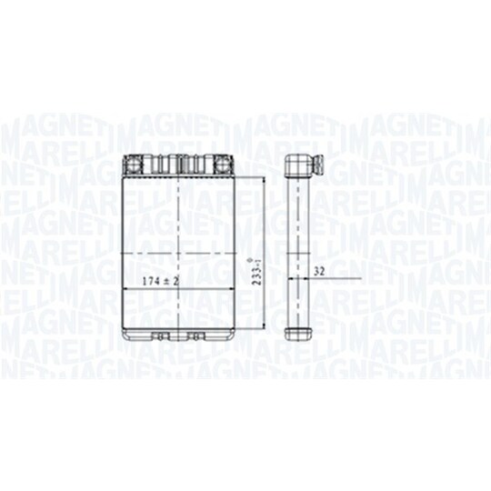 350218428000 - Heat Exchanger, interior heating 