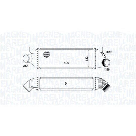 351319204950 - Intercooler, charger 