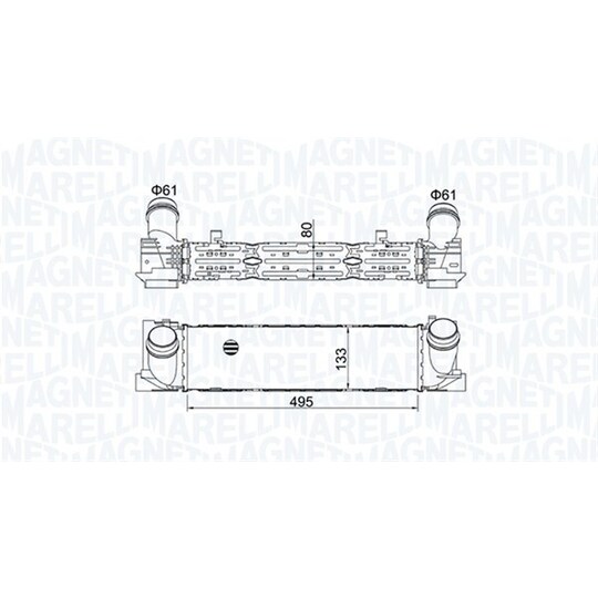 351319204900 - Intercooler, charger 