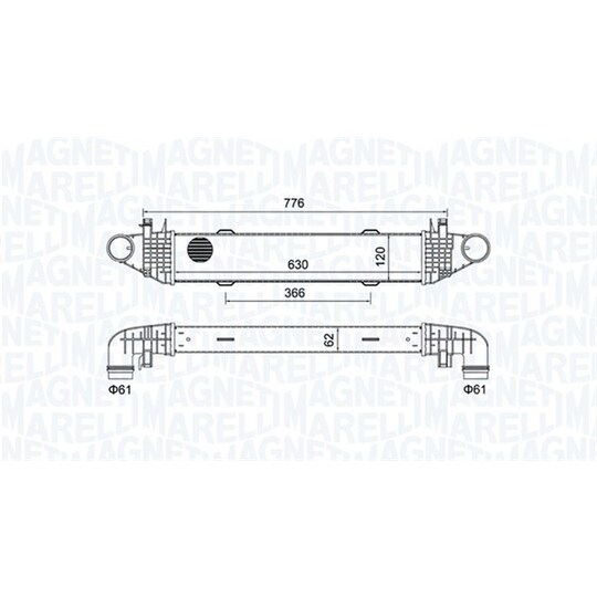 351319205040 - Intercooler, charger 