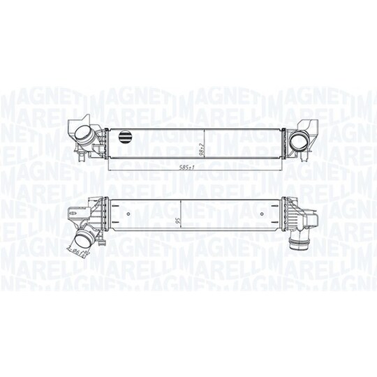 351319205450 - Intercooler, charger 