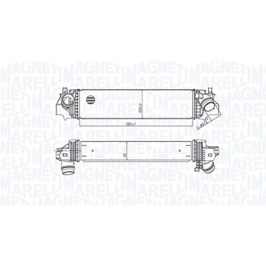 351319205560 - Intercooler, charger 