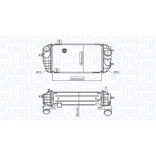 351319205770 - Intercooler, charger 