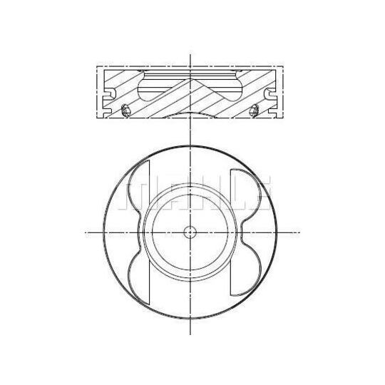 001 PI 00107 000 - Piston 