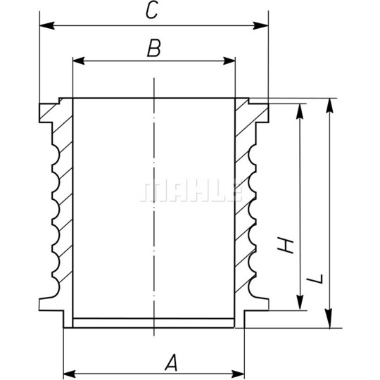 004 WR 16 00 - Sylinteriputki 