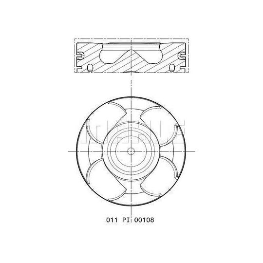 011 PI 00108 000 - Piston 