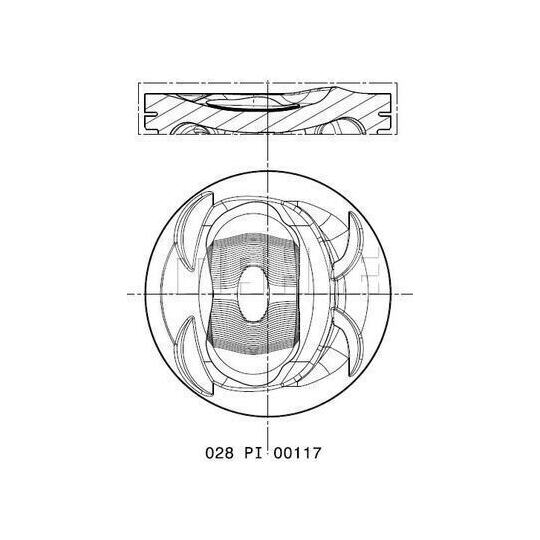 028 PI 00117 001 - Piston 