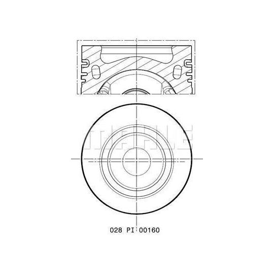 028 PI 00160 002 - Piston 