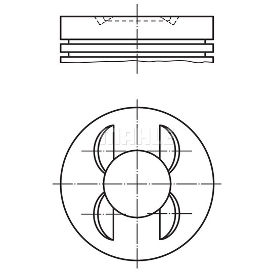 028 PI 00153 001 - Piston 