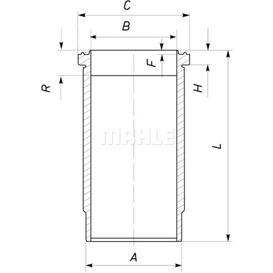 037 WN 21 01 - Cylinder Sleeve 