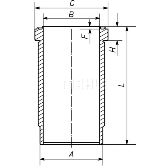 037 WN 36 01 - Cylinder Sleeve 