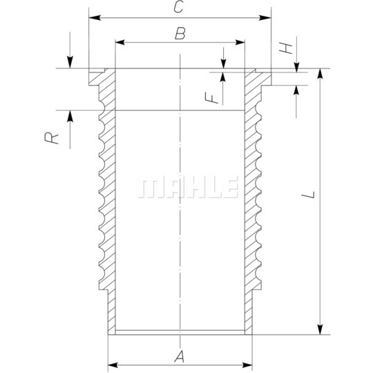 061 WN 13 01 - Cylinder Sleeve 