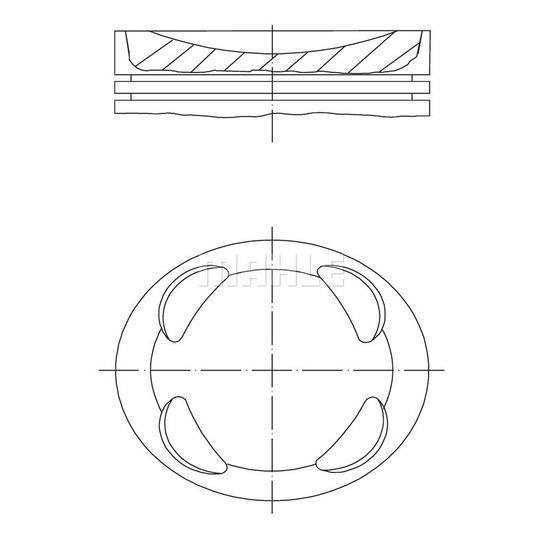 081 PI 00104 002 - Piston 