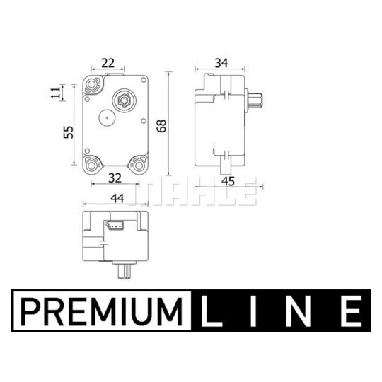 AA 71 000P - Seadeelement,seguklapp 