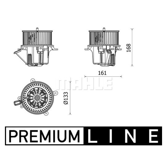 AB 282 000P - Interior Blower 