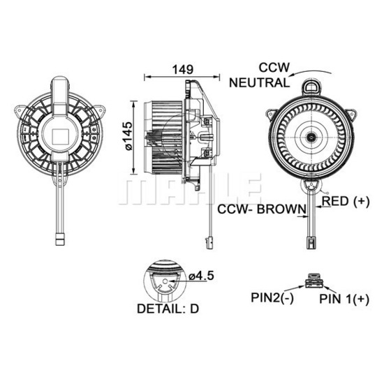 AB 277 000P - Kupéfläkt 