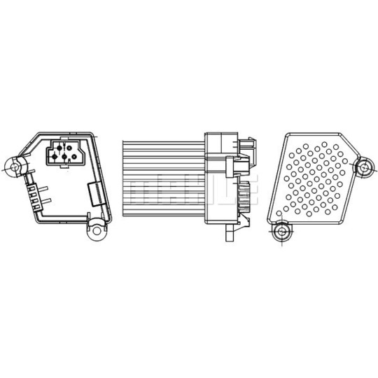 ABR 33 000S - Regulator, passenger compartment fan 