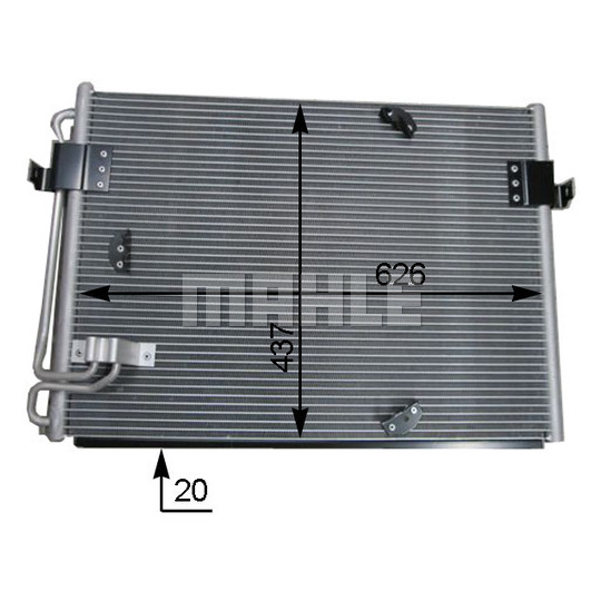 AC 174 000S - Condenser, air conditioning 