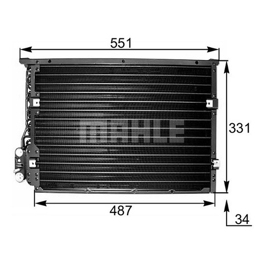 AC 177 000S - Condenser, air conditioning 