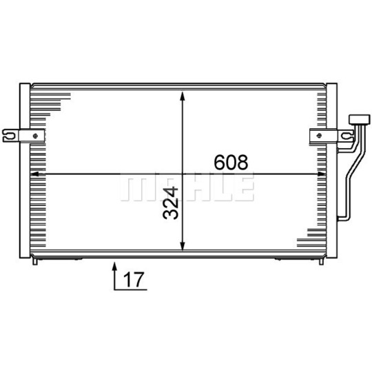 AC 213 000S - Condenser, air conditioning 