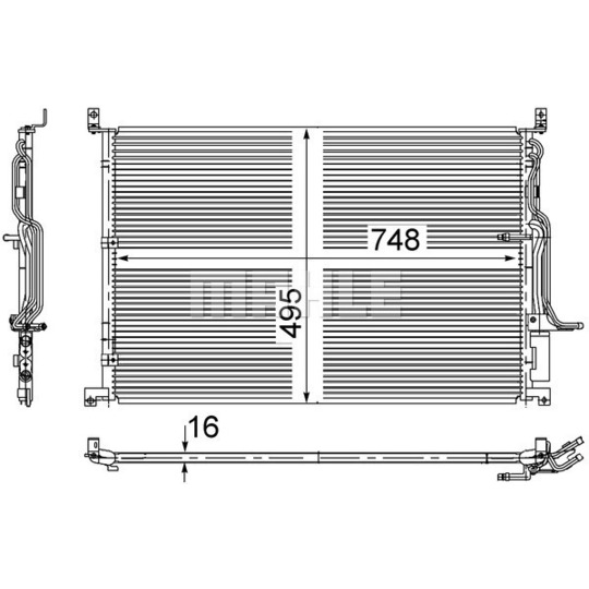 AC 271 000S - Condenser, air conditioning 