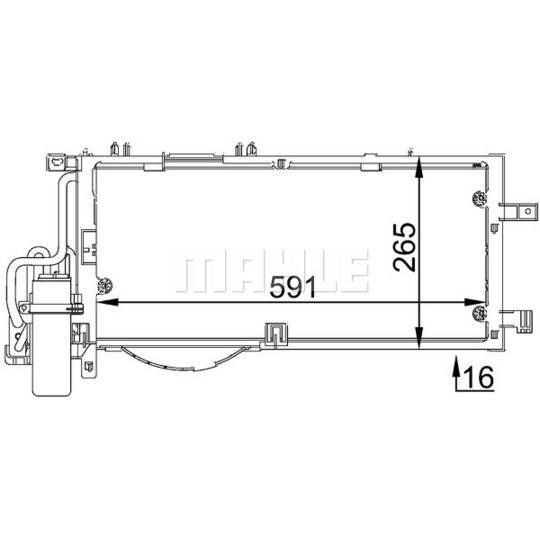 AC 309 001S - Kondensaator,kliimaseade 