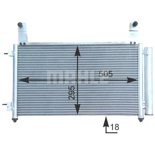 AC 435 000S - Condenser, air conditioning 